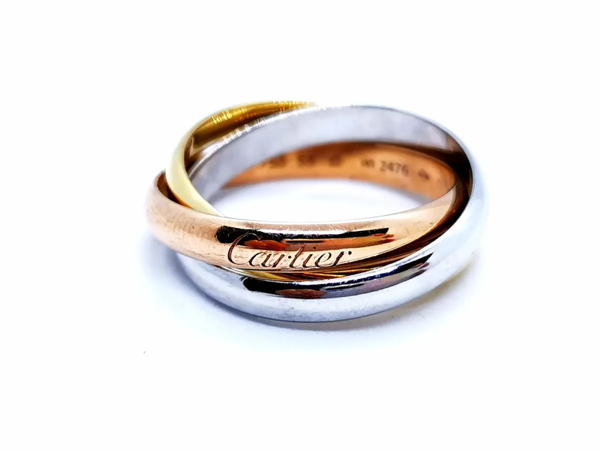 Cartier Bague Trinity Or rose, Or jaune, Or blanc – Image 2