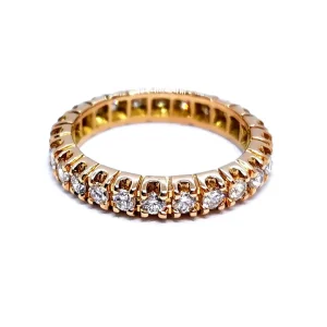 Bague Alliance Or jaune Diamant