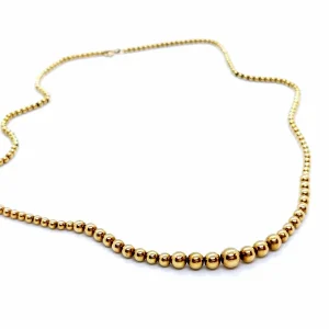 Collier Boule Or jaune