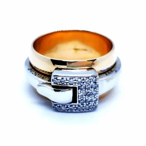Guy laroche Bague  Or jaune, Or blanc Diamant