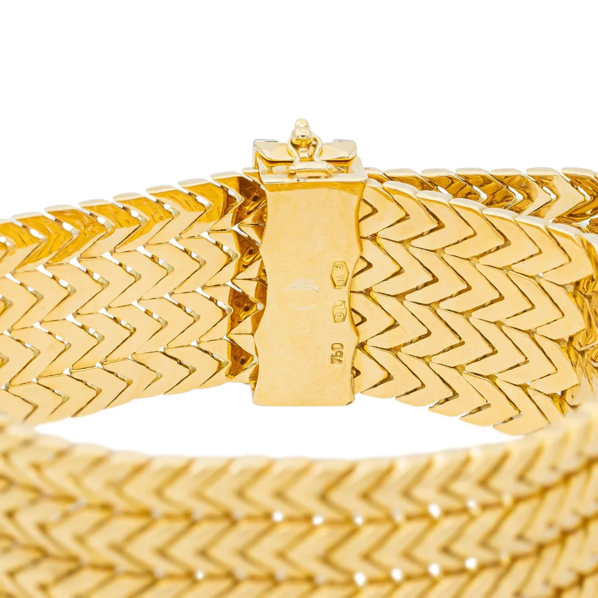 Bracelet Manchette Or jaune Diamant – Image 6
