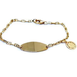 Bracelet Gourmette Or jaune