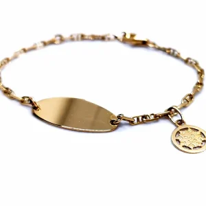Bracelet Gourmette Or jaune